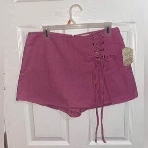 Altar’d State Pink Mini Skort